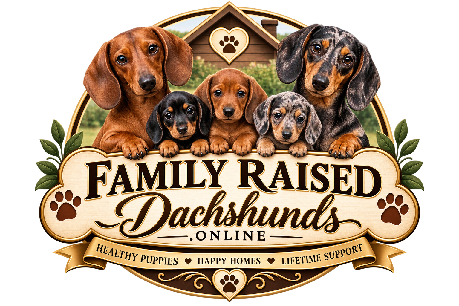 family raised dachshund